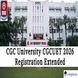 CGC University Early Bird CGCUET 2026 Registration Deadline Extended to March 30; Apply @cgc.ac.in